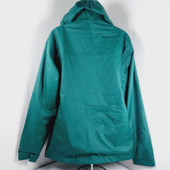 Columbia Men's Green Watertight Li Hooded Outdoor Rain Windbreaker Jacket Sz L - Picture 3 of 15